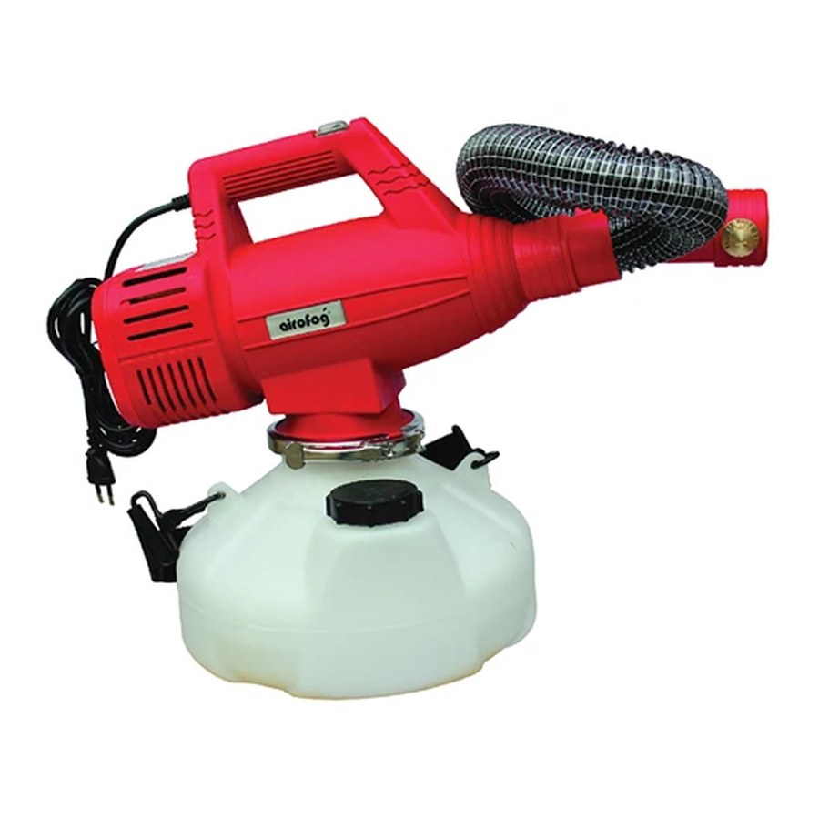 ULV fogging machine used to treat odor-causing material